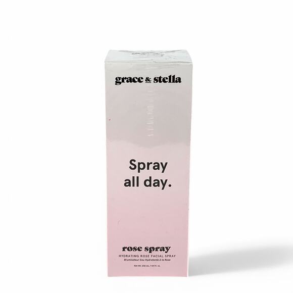 Grace & Stella Hydrating Rose Facial Mist Spray 240ml 8 oz - Picture 2 of 3